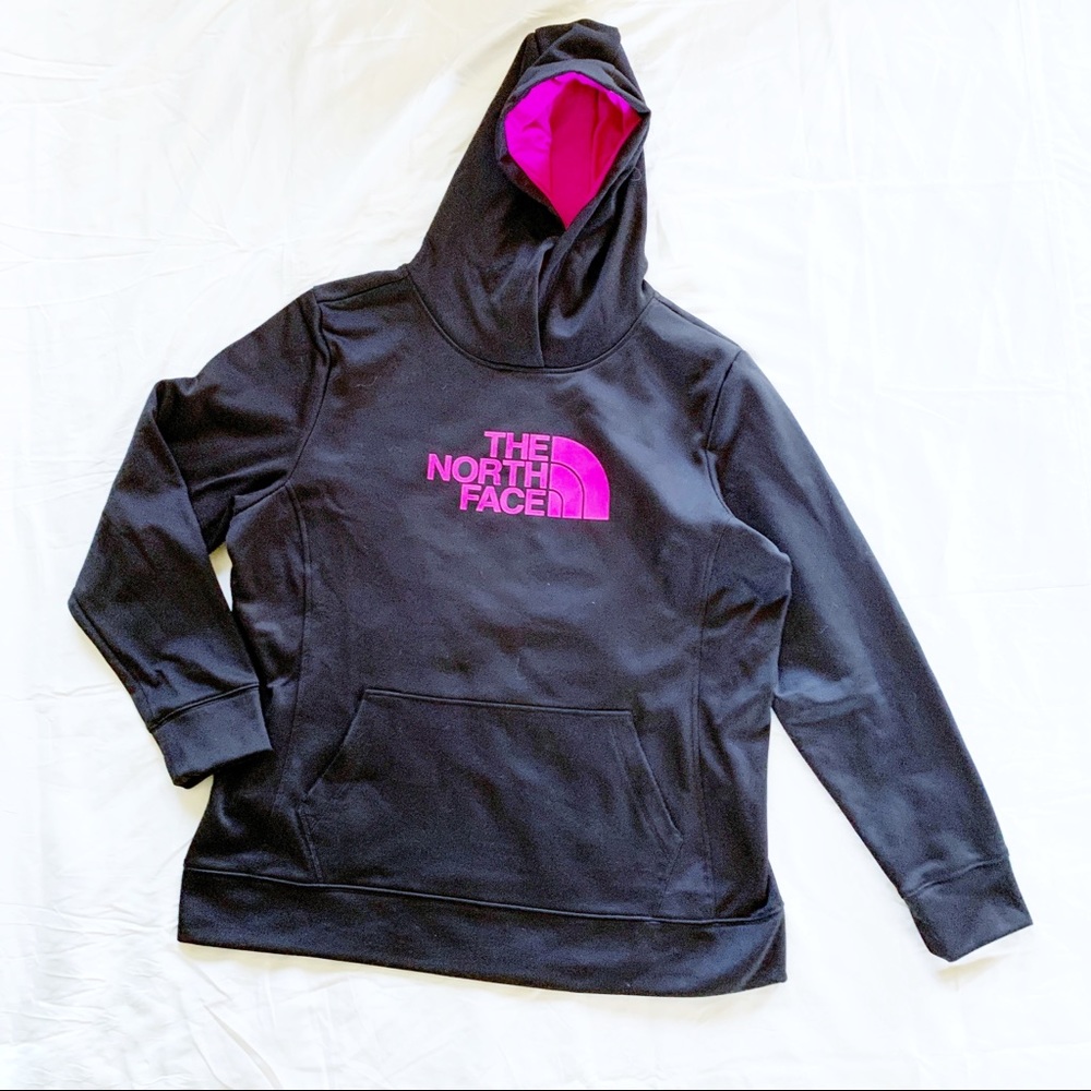 The North Face Hooded Sweatshirt Black Pink